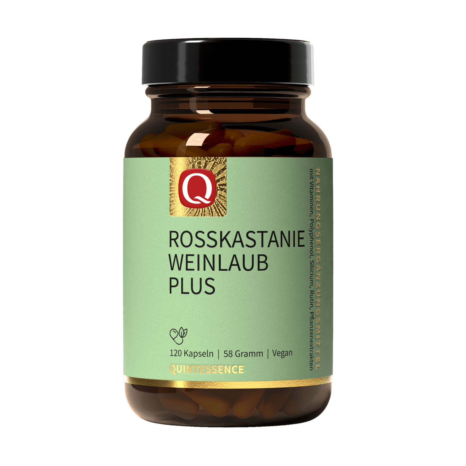 Rosskastanie Weinlaub Plus, 120 Kapseln