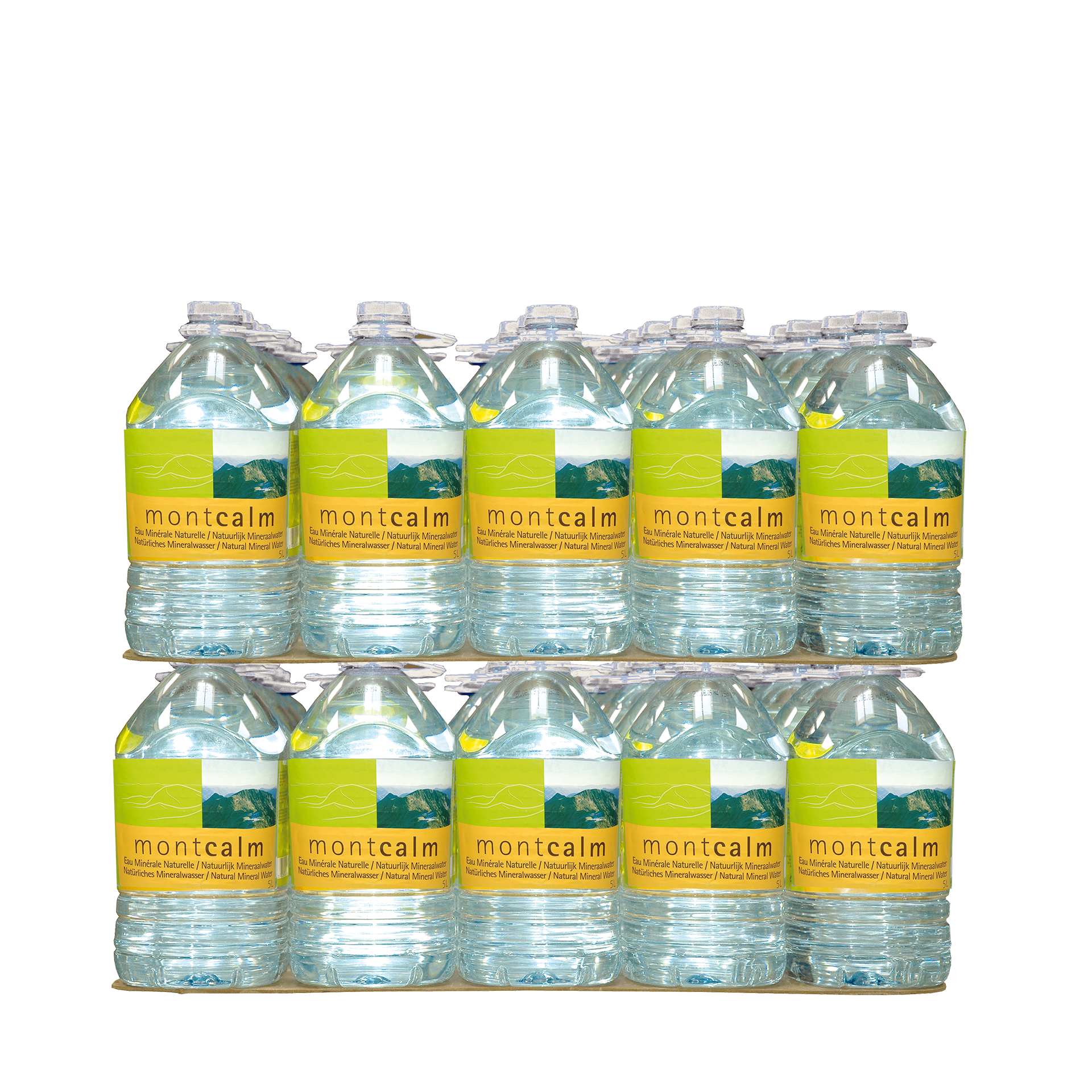 Montcalm-Mineralwasser, 1 Palette mit 80 x 5 Liter - Sie sparen 34,00 Euro