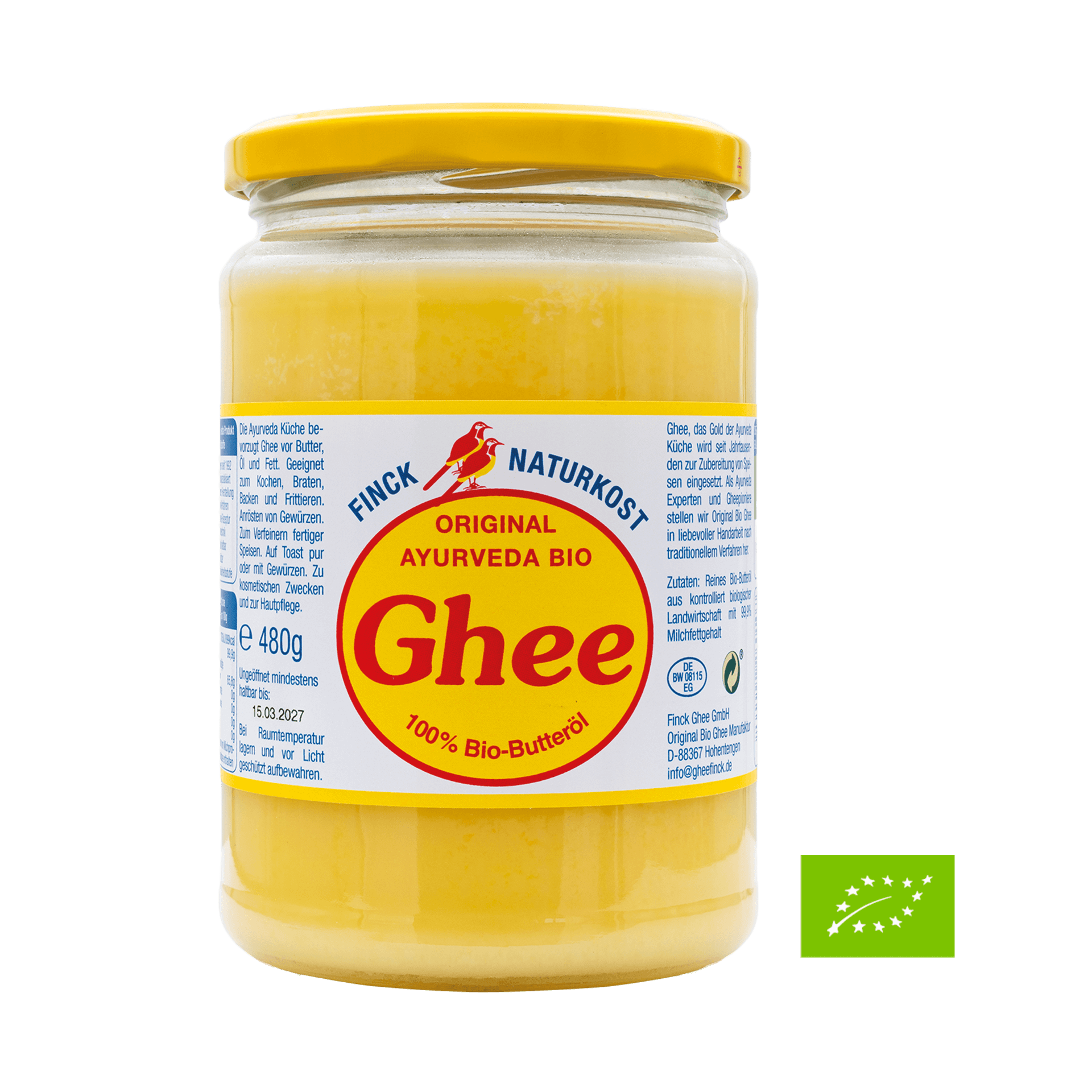 Original Ayurveda Ghee Bio, 480 g